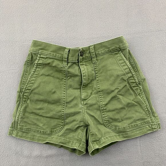 Madewell Pants - Madewell Shorts Womens Size 24 Army Green Stretch Perfect Vintage Deep Pockets